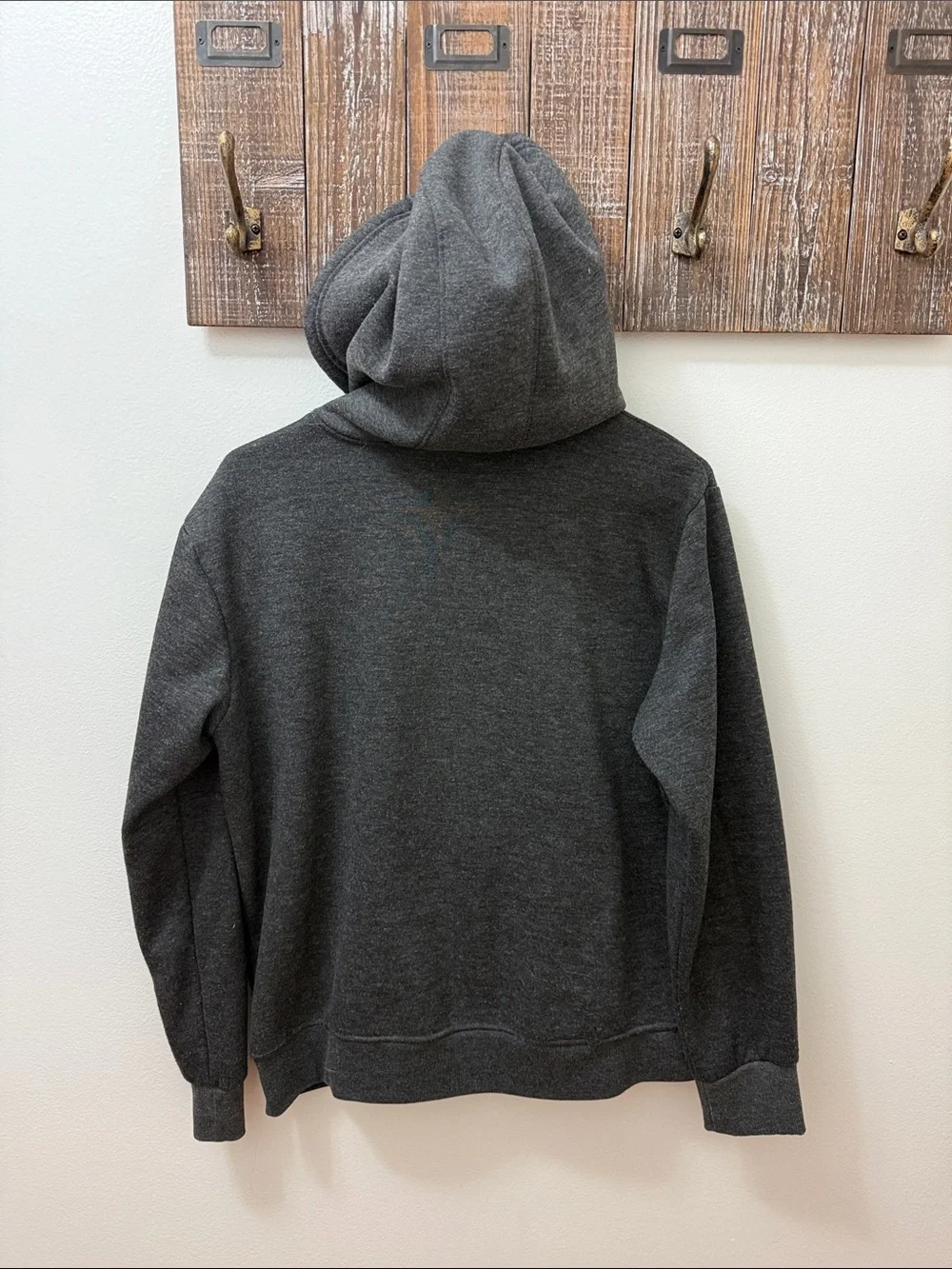 Under Armour Dark Gray Hoodie with Bright Pink Logo